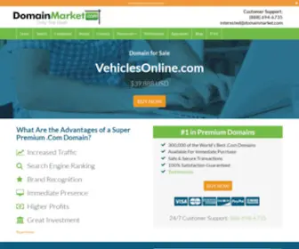 Vehiclesonline.com(Forsale Lander) Screenshot