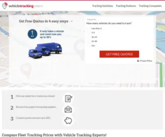 Vehicletrackingexperts.co.uk(Compare) Screenshot