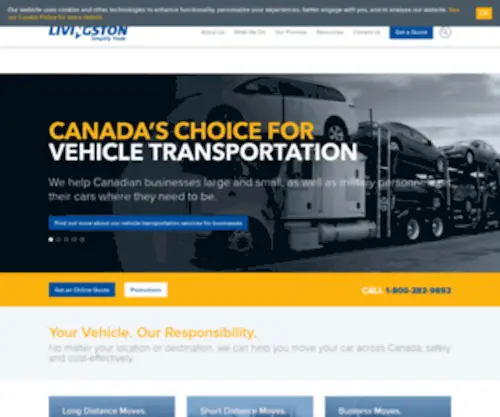 Vehicletransportation.ca(Vehicletransportation) Screenshot