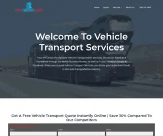 Vehicletransportservices.co(Best Vehicle Shipping Company) Screenshot