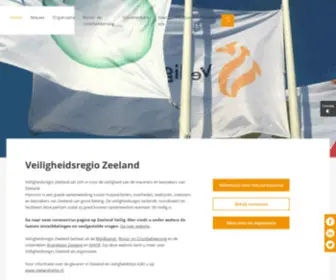 Veiligheidsregiozeeland.nl(Veiligheidsregio Zeeland) Screenshot