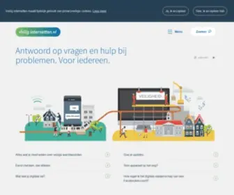 Veiliginternetten.nl(Antwoord op vragen en hulp bij problemen) Screenshot