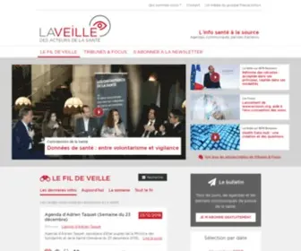 Veille-Acteurs-Sante.fr(La Veille des acteurs de la Santé) Screenshot