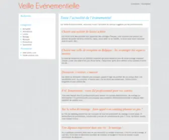 Veille-Evenementielle.com(Evénementielle) Screenshot