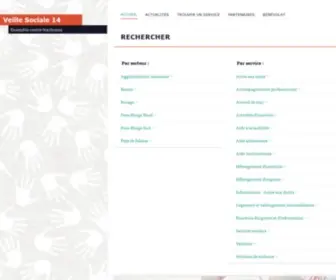 Veille-Sociale-14.org(Veille Sociale 14) Screenshot