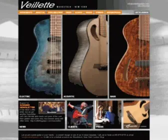 Veilletteguitars.com(Veillette Guitars) Screenshot