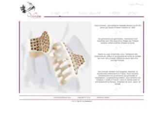 Veiniere.com(VEINIERE manufacture of hair accessories and high plastic accessories OYONNAX FRANCE) Screenshot