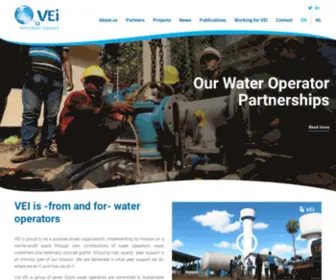 Vei.nl(We work with Water Operated Partnerships) Screenshot