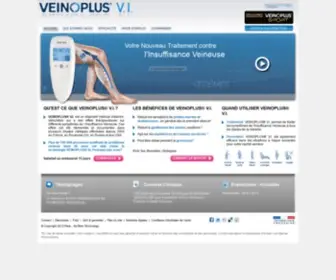 Veinoplus.fr(Traitement des jambes lourdes et de l'insuffisance veineuse par électro) Screenshot