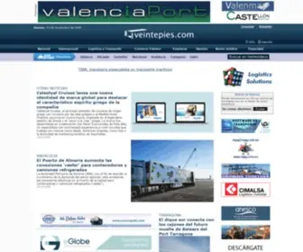 Veintepies.com(Informacion sobre transporte marítimo) Screenshot