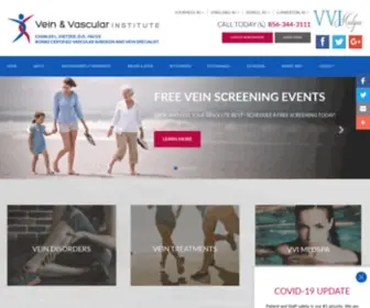 Veinvascular.com(Vascular Surgery New Jersey) Screenshot