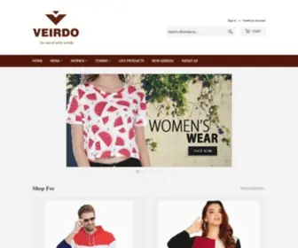 Veirdo.in(Online Store for Men and Women) Screenshot