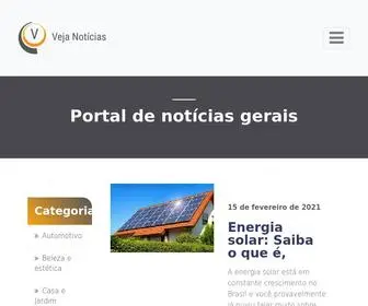 Vejanoticias.com.br(Portal de notícias gerais) Screenshot