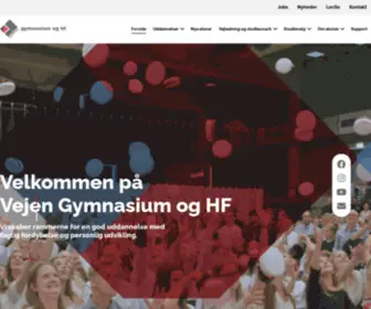 Vejengymnasium.dk(Gymnasium i Jels) Screenshot