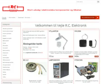 VejLe-RC.dk(Vejle RC Elektronik) Screenshot