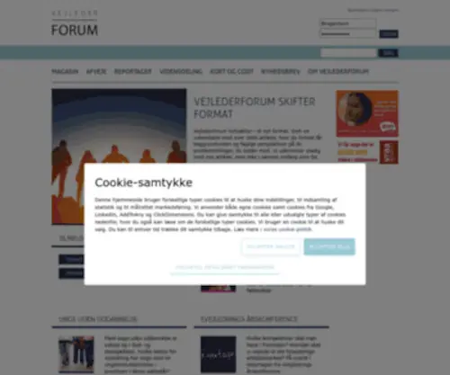 VejLederforum.dk(Forside) Screenshot