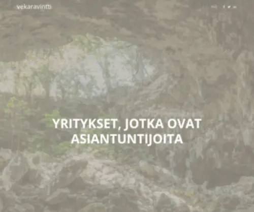 Vekaravintti.fi(Tervetuloa Vekaravintin Sivuille) Screenshot