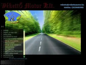 Vekettomotor.hu(Vékettő) Screenshot