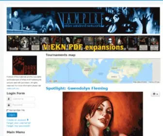 Vekn.net(The Vampire) Screenshot