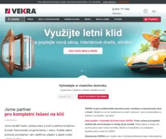 Vekra.cz(Český výrobce kvalitních oken a dveří na klíč) Screenshot