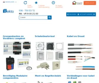 Vekto.nl(Elektromateriaal) Screenshot