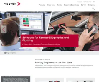 Vektor.com(Vector North America) Screenshot