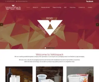 Vektropack.com(Rigid, Cartons, Flexible Packaging) Screenshot