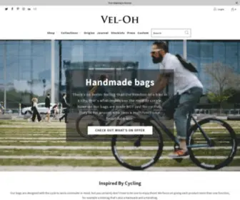 Vel-OH.com(Vel-Oh handmade bags inspired by cycling) Screenshot