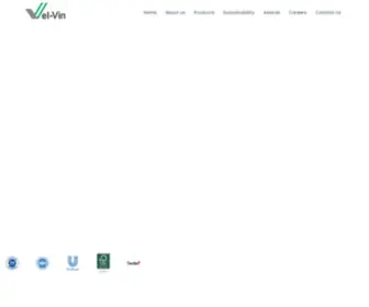 Vel-Vin.com(Vel-vin Paper Packaging) Screenshot