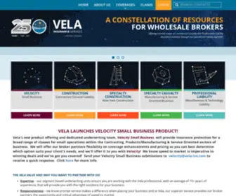 Vela-INS.com(Vela INS) Screenshot