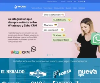 Velaio.com(Fabrica de software) Screenshot