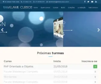 Velamecursos.com.br(Velame Cursos) Screenshot