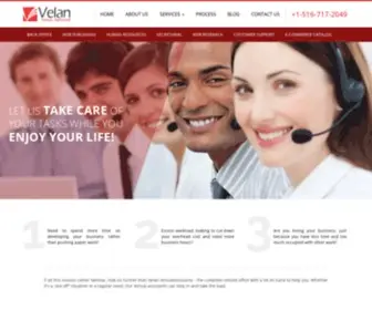 Velan-Virtualassistants.com(Outsource Virtual Assistant Services) Screenshot