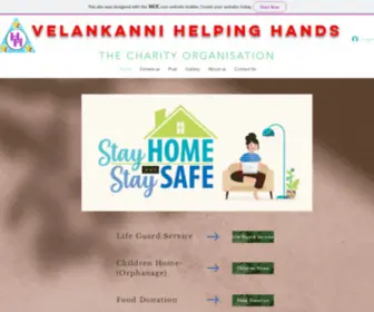 Velankannihelpinghands.org(Velankanni Helping Hands) Screenshot