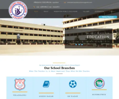 Velankannipublicschool.org(VPS│Kodungaiyur) Screenshot