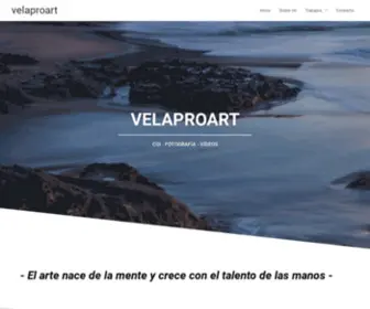 Velaproart.com(Homepage) Screenshot