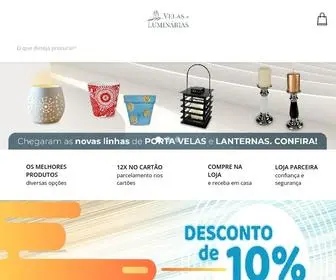 Velaseluminarias.com.br(Velas e luminárias) Screenshot