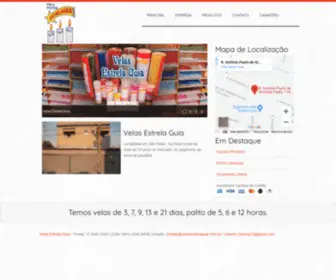 Velasestrelaguia.com.br(Velas Estrela Guia) Screenshot