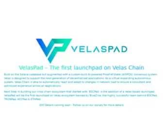Velaspad.io(VELASPAD: the official) Screenshot