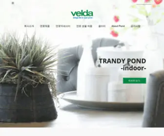 Velda.co.kr(Velda Korea) Screenshot