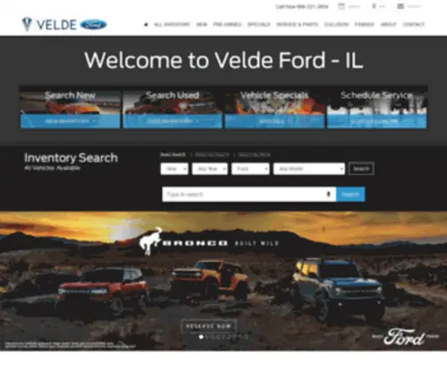 Veldefordofpekin.com(Velde Ford) Screenshot