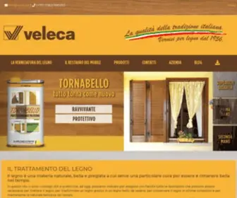 Veleca.it(IL TRATTAMENTO DEL LEGNO) Screenshot
