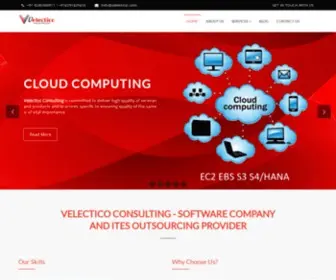 Velectico.com(Software development company in Kolkata) Screenshot