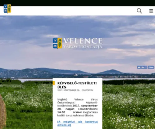 Velence.hu(HÍREK) Screenshot