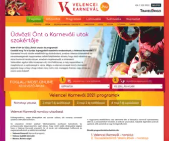 Velenceikarneval.hu(Velencei Karnevál utazás 2023) Screenshot