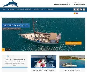 Veleronagual.es(Alquiler de Veleros en Barcelona y Menorca) Screenshot