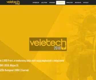 Veletech.hu(A 2018) Screenshot