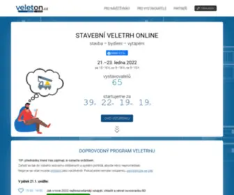 Veleton.cz(Stavební veletrh ONLINE 21) Screenshot