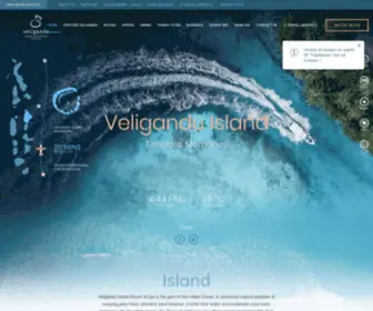 Veligandu.com(Maldives Hotels) Screenshot