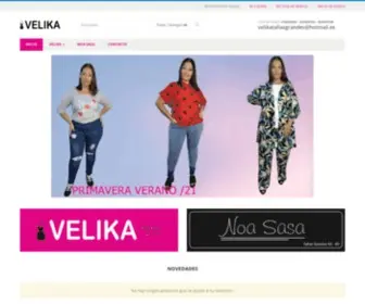 Velika-Tallasgrandes.com(Velika Tallas Grandes) Screenshot